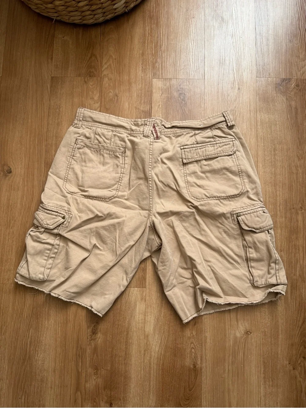 OP Khaki Cargo Shorts with Multi-Pocket Design